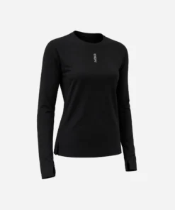 Áo Thun Nữ HOKA Everyrun Long Sleeve - Đen