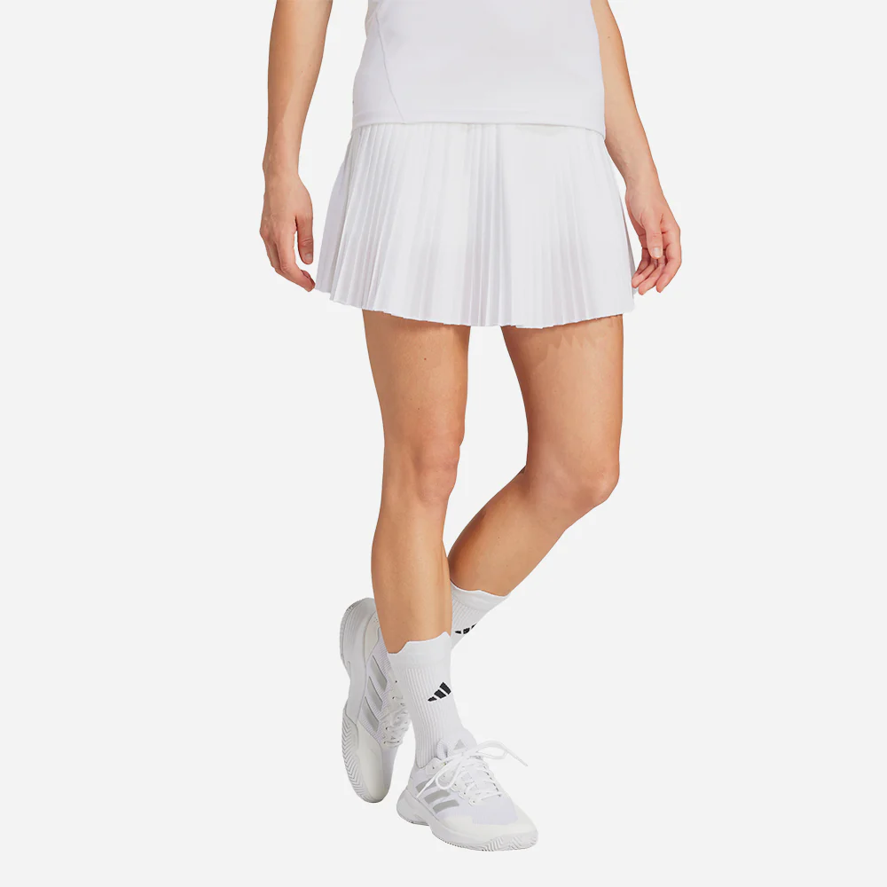 ADIDAS Chân Váy Nữ Adidas Club Pleat - Trắng - Ảnh 3
